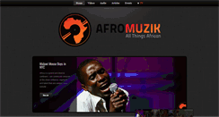 Desktop Screenshot of afromuzik.com