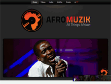 Tablet Screenshot of afromuzik.com